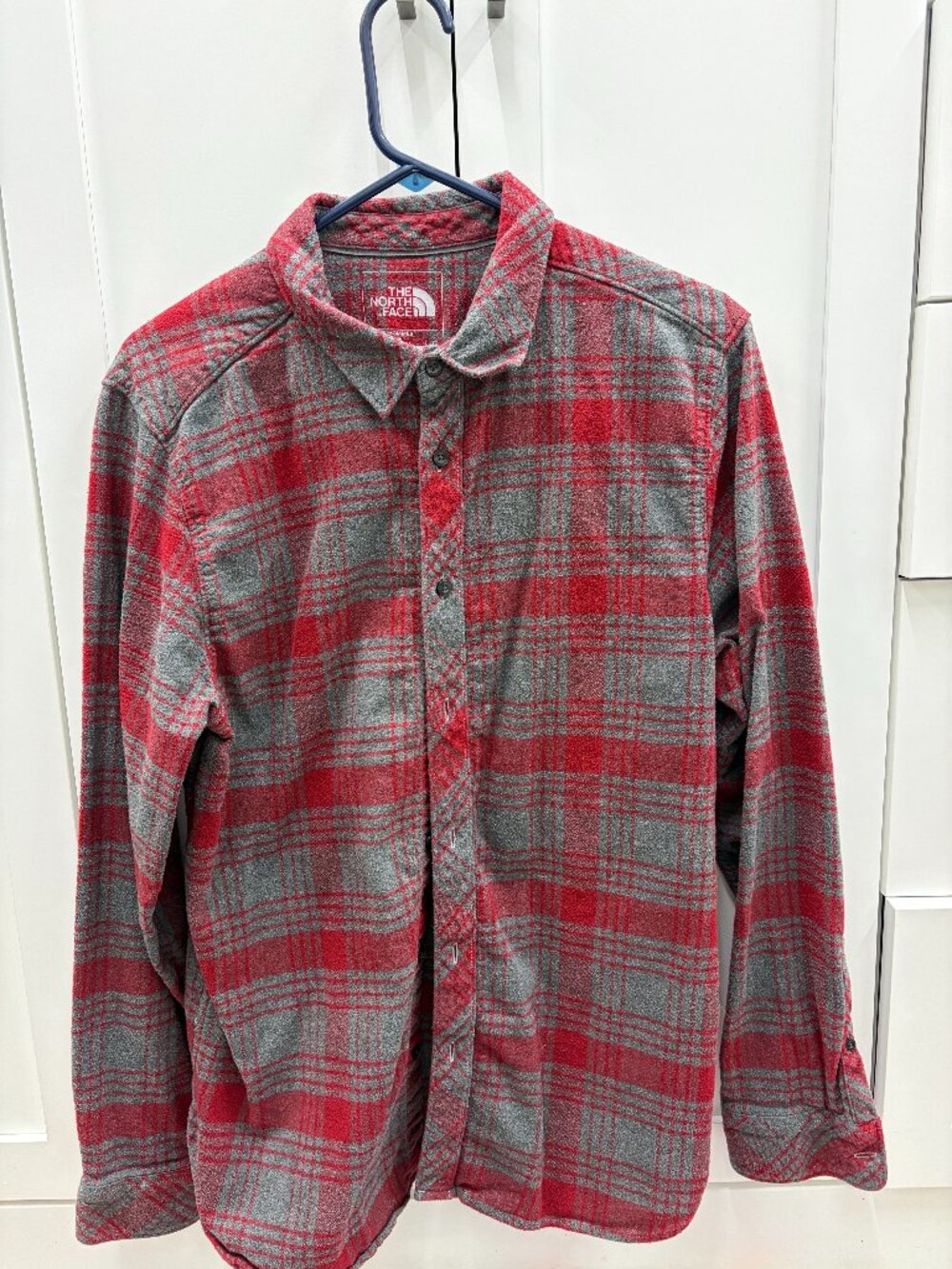 North Face Men's Button Down Plaid